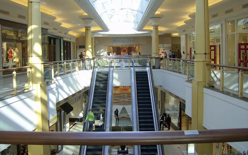 View of the Big Beaver Road corporate corridor and Somerset Collection area in Troy, Michigan