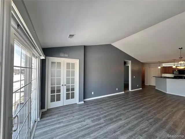 Great room open to kitchen